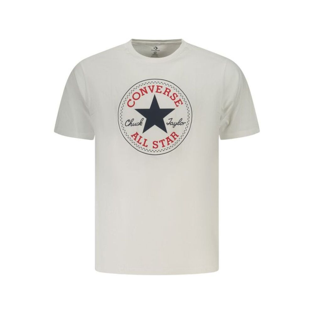 Converse White Cotton Men's Men's T-Shirt